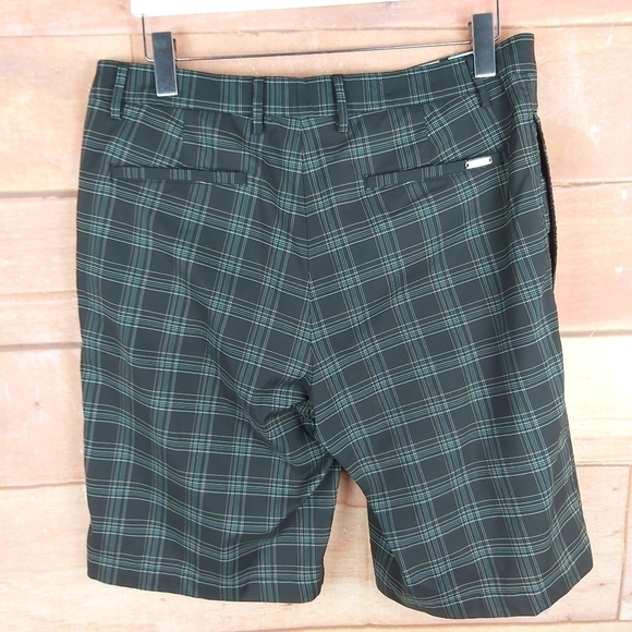 𝅺🍄3/50$🍄 GREG NORMAN plaid golf bermuda shorts size 34 - Picture 5 of 8